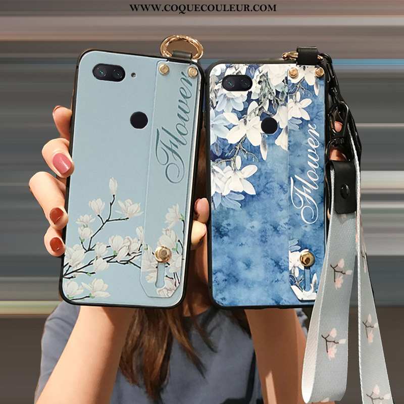 Coque Xiaomi Mi 8 Lite Ornements Suspendus Incassable Petit, Housse Xiaomi Mi 8 Lite Fluide Doux Ble