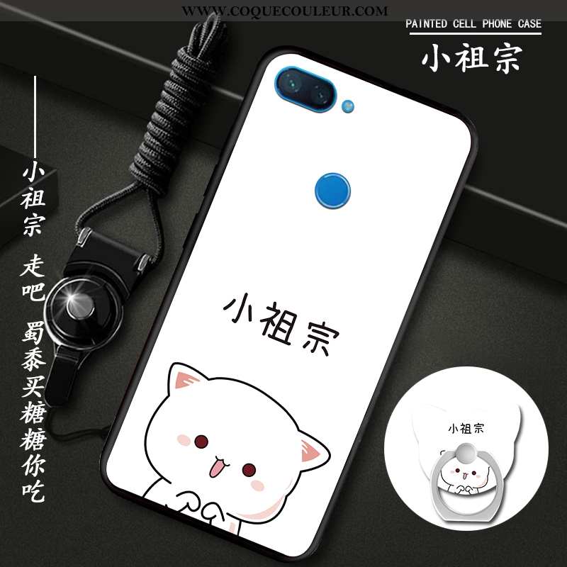 Coque Xiaomi Mi 8 Lite Tendance Tout Compris Coque, Housse Xiaomi Mi 8 Lite Fluide Doux Étui Violet