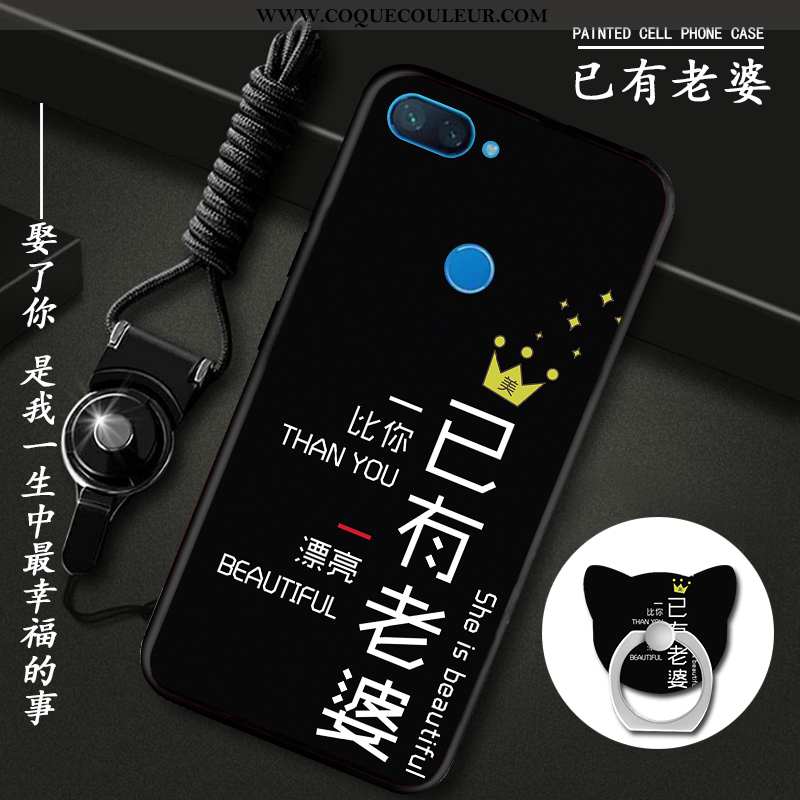 Coque Xiaomi Mi 8 Lite Tendance Tout Compris Coque, Housse Xiaomi Mi 8 Lite Fluide Doux Étui Violet