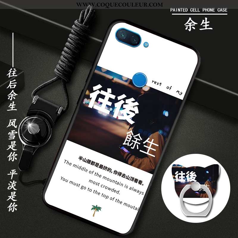 Coque Xiaomi Mi 8 Lite Tendance Tout Compris Coque, Housse Xiaomi Mi 8 Lite Fluide Doux Étui Violet