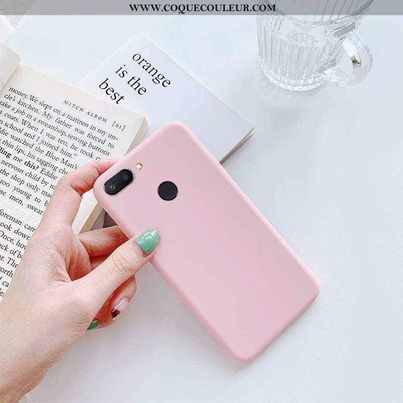 Coque Xiaomi Mi 8 Lite Cuir Petit, Housse Xiaomi Mi 8 Lite Étui Jaune