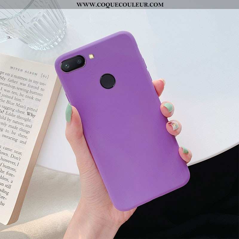 Coque Xiaomi Mi 8 Lite Cuir Petit, Housse Xiaomi Mi 8 Lite Étui Jaune