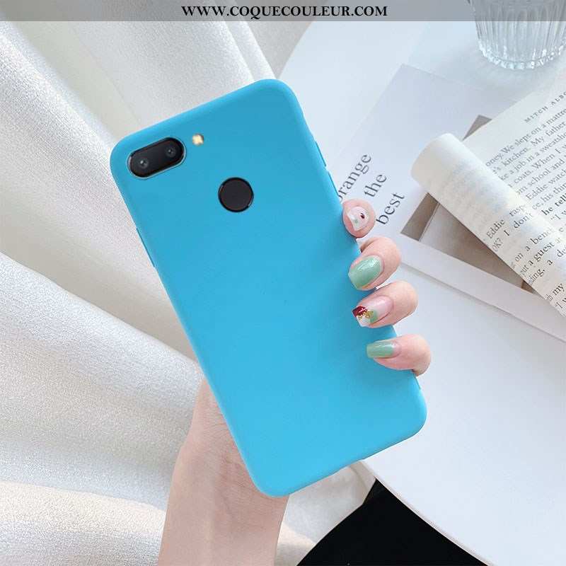 Coque Xiaomi Mi 8 Lite Cuir Petit, Housse Xiaomi Mi 8 Lite Étui Jaune