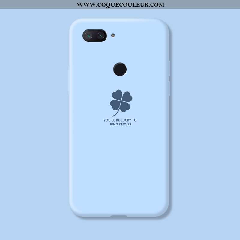 Étui Xiaomi Mi 8 Lite Créatif Coque Petit, Xiaomi Mi 8 Lite Silicone Rouge