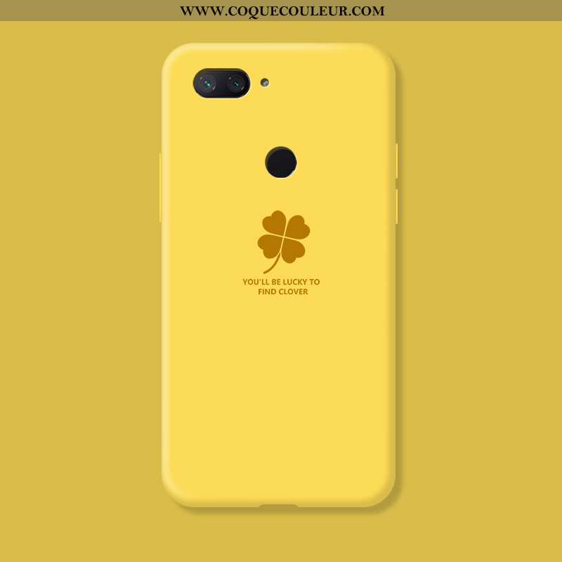 Étui Xiaomi Mi 8 Lite Créatif Coque Petit, Xiaomi Mi 8 Lite Silicone Rouge