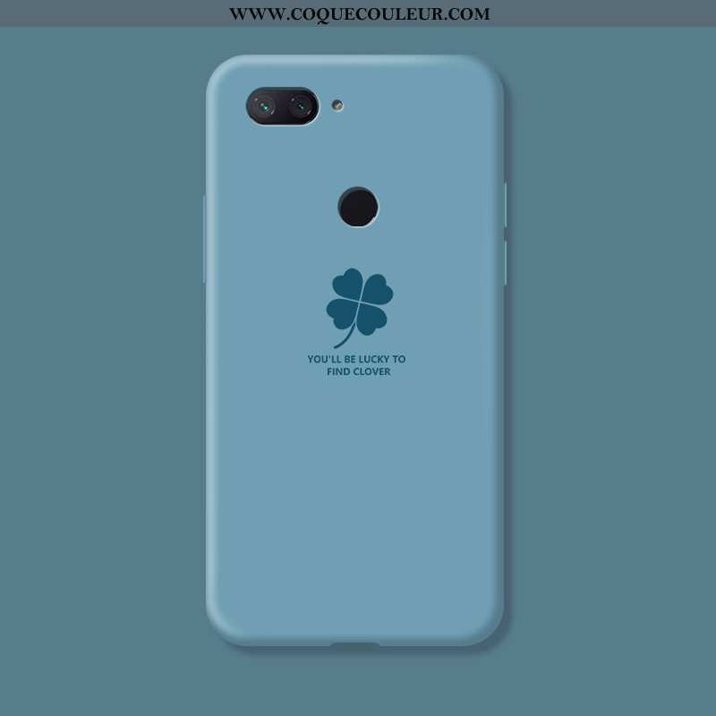 Étui Xiaomi Mi 8 Lite Créatif Coque Petit, Xiaomi Mi 8 Lite Silicone Rouge