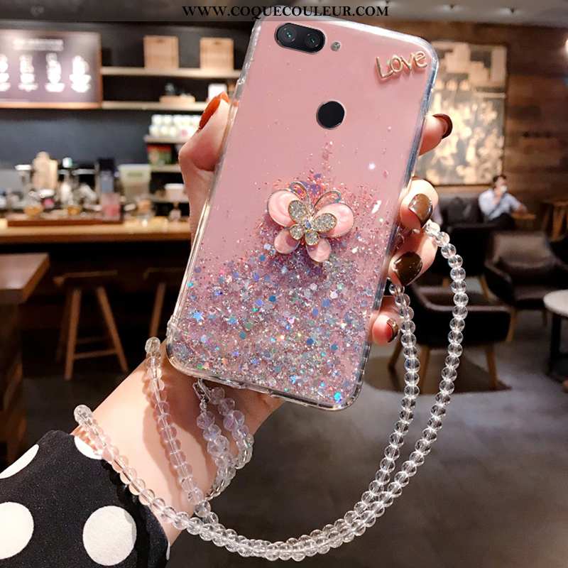 Coque Xiaomi Mi 8 Lite Silicone Nouveau Téléphone Portable, Housse Xiaomi Mi 8 Lite Incruster Strass