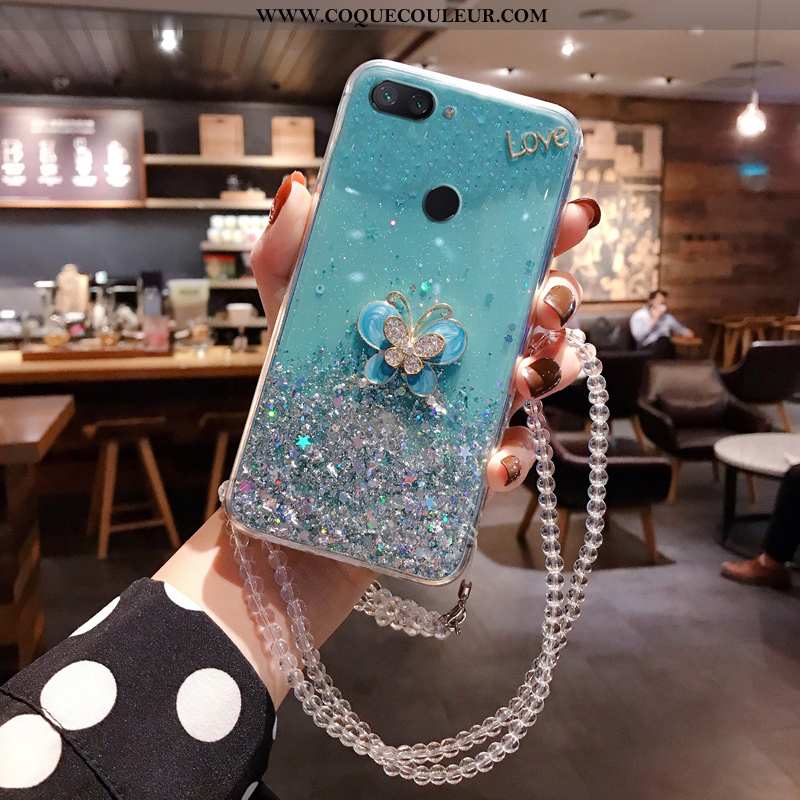 Coque Xiaomi Mi 8 Lite Silicone Nouveau Téléphone Portable, Housse Xiaomi Mi 8 Lite Incruster Strass