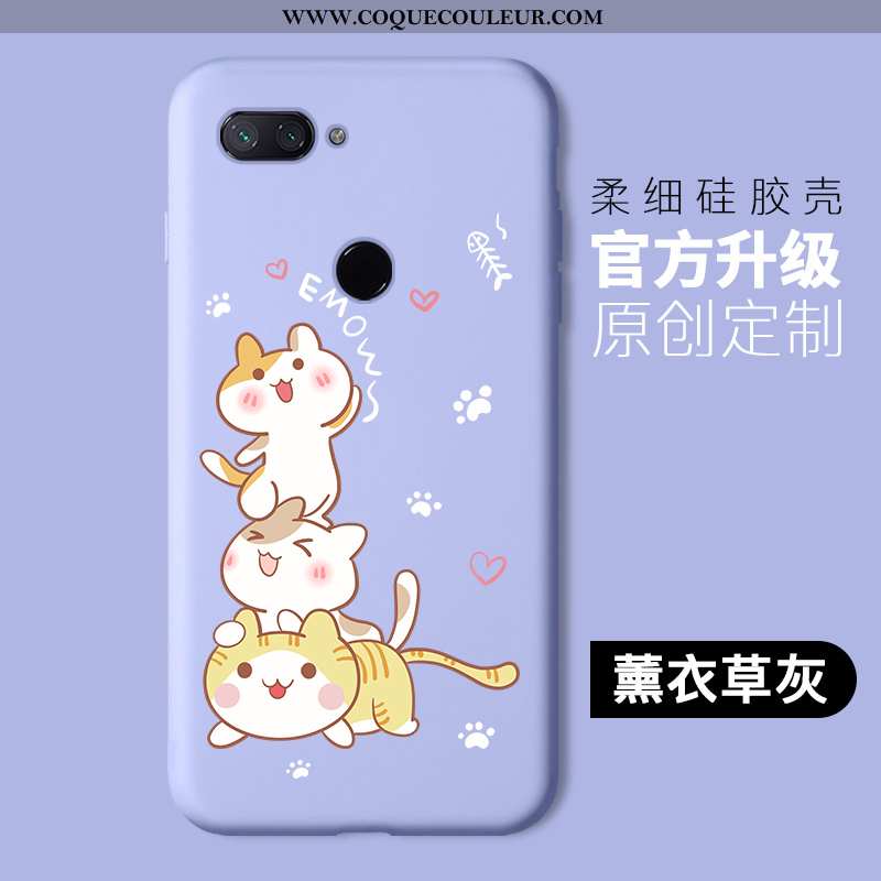 Housse Xiaomi Mi 8 Lite Protection Tout Compris Silicone, Étui Xiaomi Mi 8 Lite Dessin Animé Jeuness