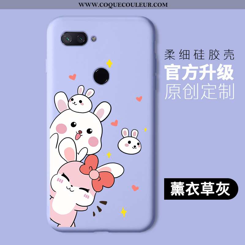 Housse Xiaomi Mi 8 Lite Protection Tout Compris Silicone, Étui Xiaomi Mi 8 Lite Dessin Animé Jeuness