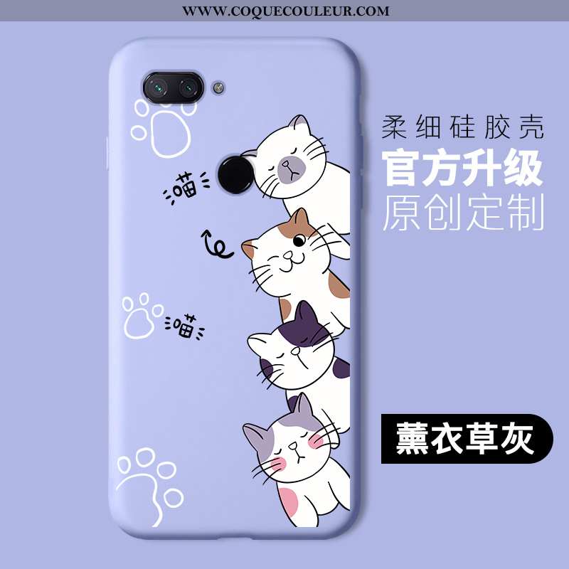 Housse Xiaomi Mi 8 Lite Protection Tout Compris Silicone, Étui Xiaomi Mi 8 Lite Dessin Animé Jeuness