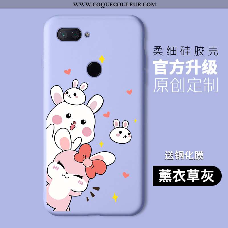 Housse Xiaomi Mi 8 Lite Protection Tout Compris Silicone, Étui Xiaomi Mi 8 Lite Dessin Animé Jeuness