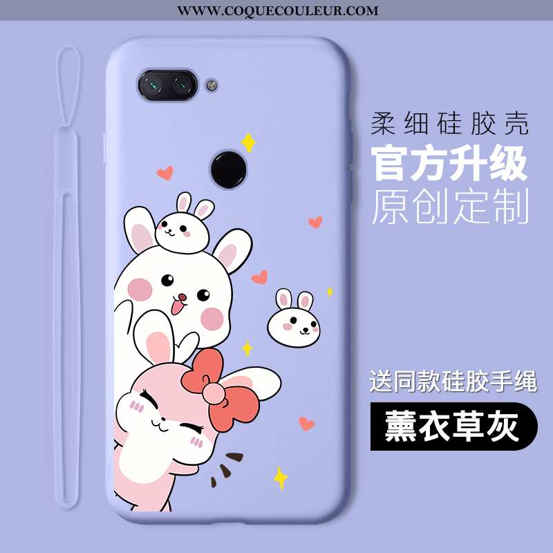 Housse Xiaomi Mi 8 Lite Protection Tout Compris Silicone, Étui Xiaomi Mi 8 Lite Dessin Animé Jeuness