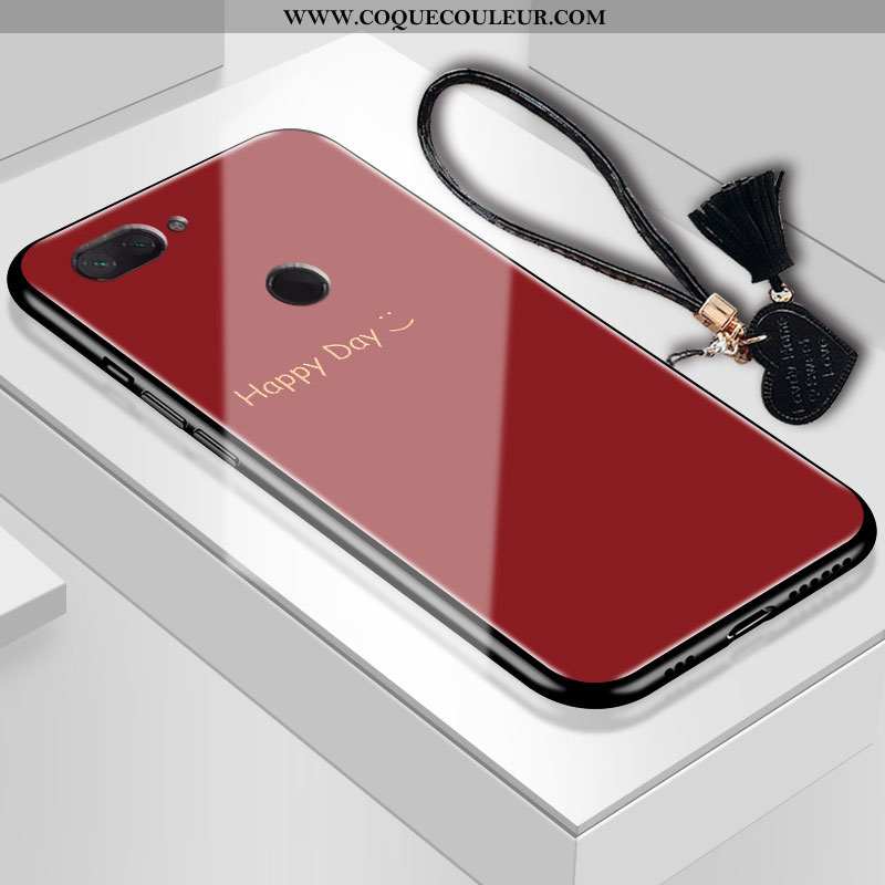 Étui Xiaomi Mi 8 Lite Protection Petit Coque, Coque Xiaomi Mi 8 Lite Verre Blanche