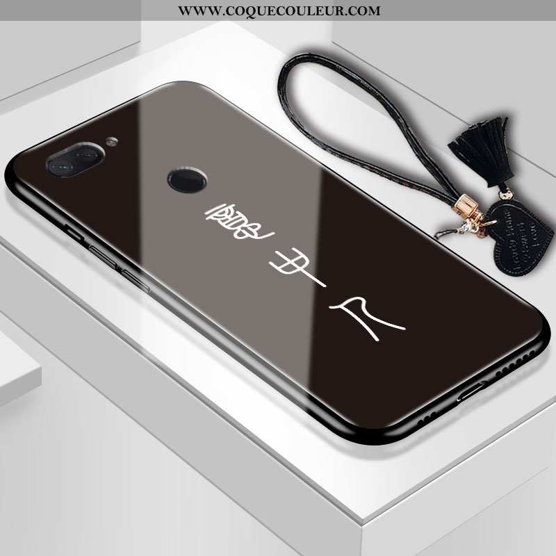 Étui Xiaomi Mi 8 Lite Protection Petit Coque, Coque Xiaomi Mi 8 Lite Verre Blanche