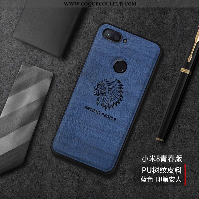 Coque Xiaomi Mi 8 Lite Modèle Fleurie Difficile Coque, Housse Xiaomi Mi 8 Lite Fluide Doux Créatif B