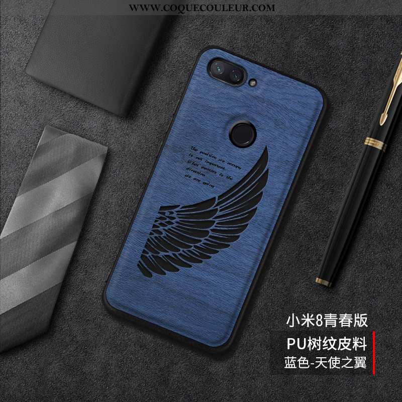 Coque Xiaomi Mi 8 Lite Modèle Fleurie Difficile Coque, Housse Xiaomi Mi 8 Lite Fluide Doux Créatif B