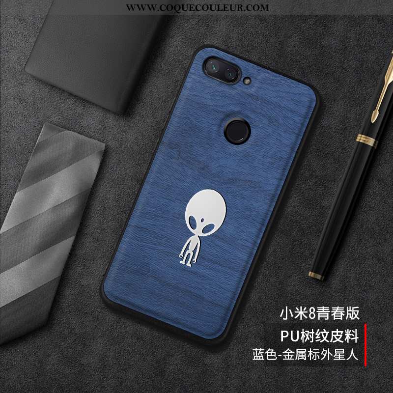 Coque Xiaomi Mi 8 Lite Modèle Fleurie Difficile Coque, Housse Xiaomi Mi 8 Lite Fluide Doux Créatif B