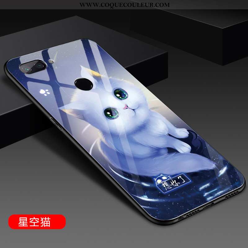 Étui Xiaomi Mi 8 Lite Fluide Doux Incassable Coque, Coque Xiaomi Mi 8 Lite Silicone Verre Rose