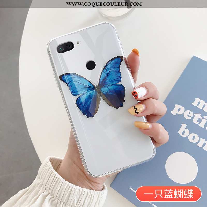 Coque Xiaomi Mi 8 Lite Charmant Amoureux Personnalité, Housse Xiaomi Mi 8 Lite Légère Rose