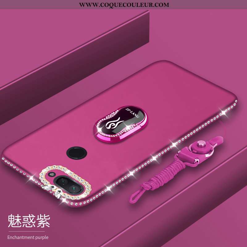 Étui Xiaomi Mi 8 Lite Ornements Suspendus Incassable Protection, Coque Xiaomi Mi 8 Lite Tendance Dél