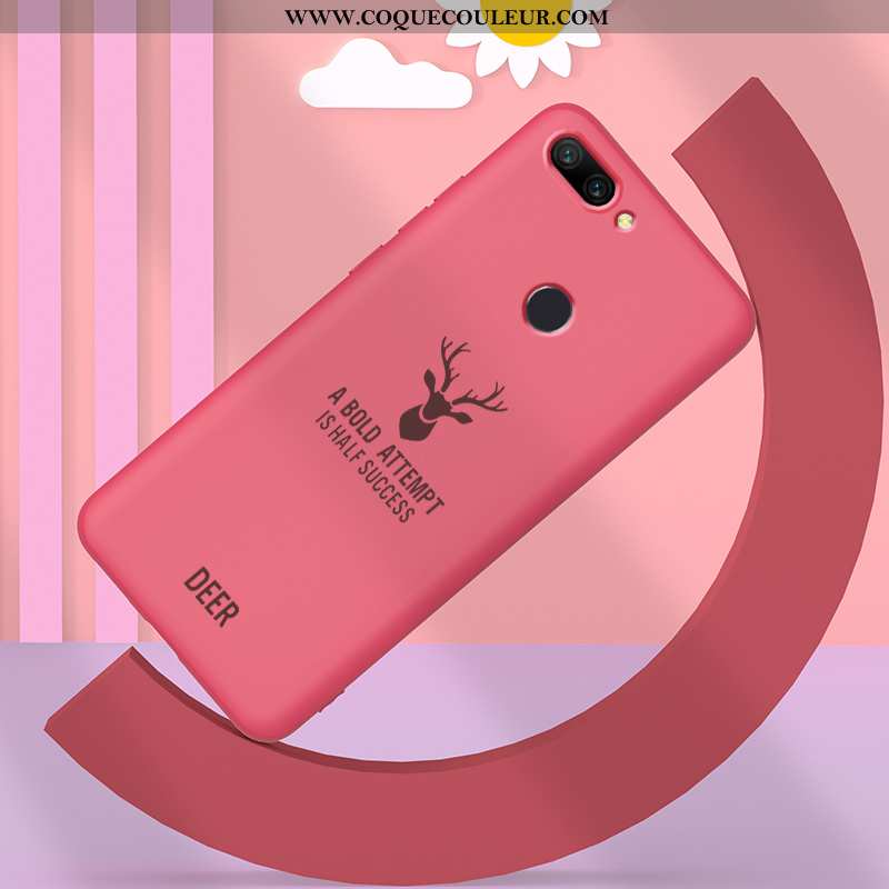 Étui Xiaomi Mi 8 Lite Protection Ultra, Coque Xiaomi Mi 8 Lite Personnalité Petit Bleu