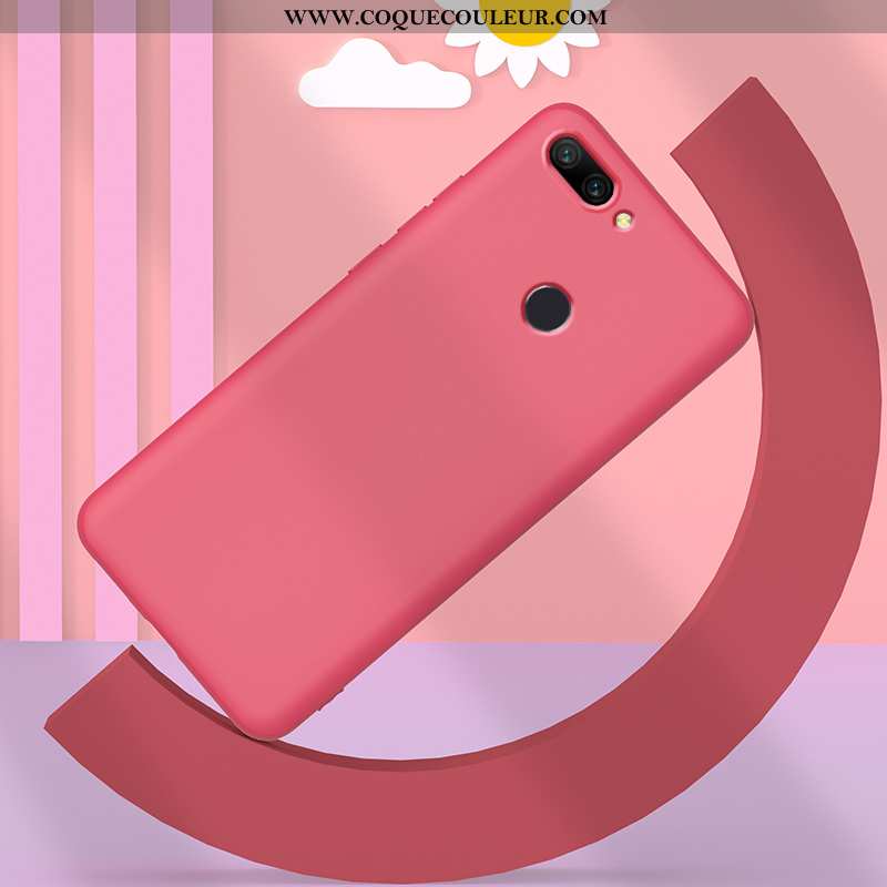 Étui Xiaomi Mi 8 Lite Protection Ultra, Coque Xiaomi Mi 8 Lite Personnalité Petit Bleu