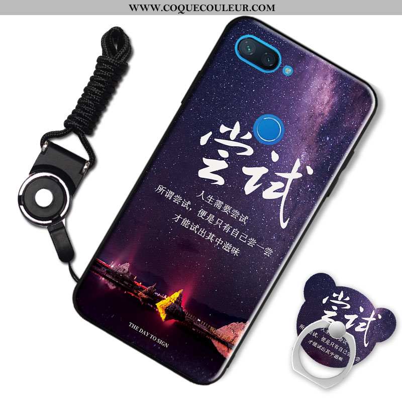 Étui Xiaomi Mi 8 Lite Tendance Personnalité Jeunesse, Coque Xiaomi Mi 8 Lite Fluide Doux Téléphone P