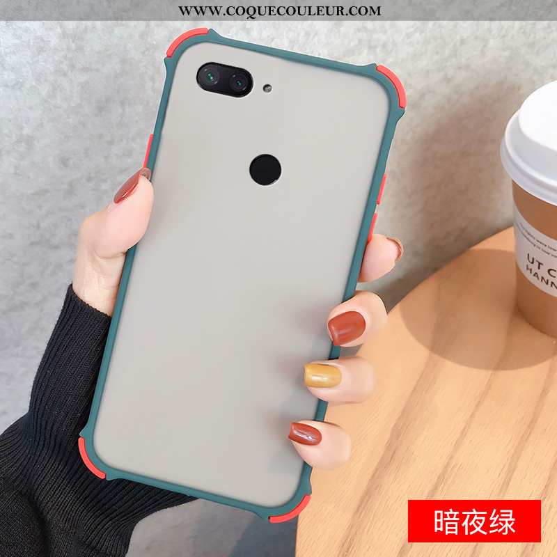 Étui Xiaomi Mi 8 Lite Personnalité Délavé En Daim Coque, Coque Xiaomi Mi 8 Lite Créatif Difficile Ve