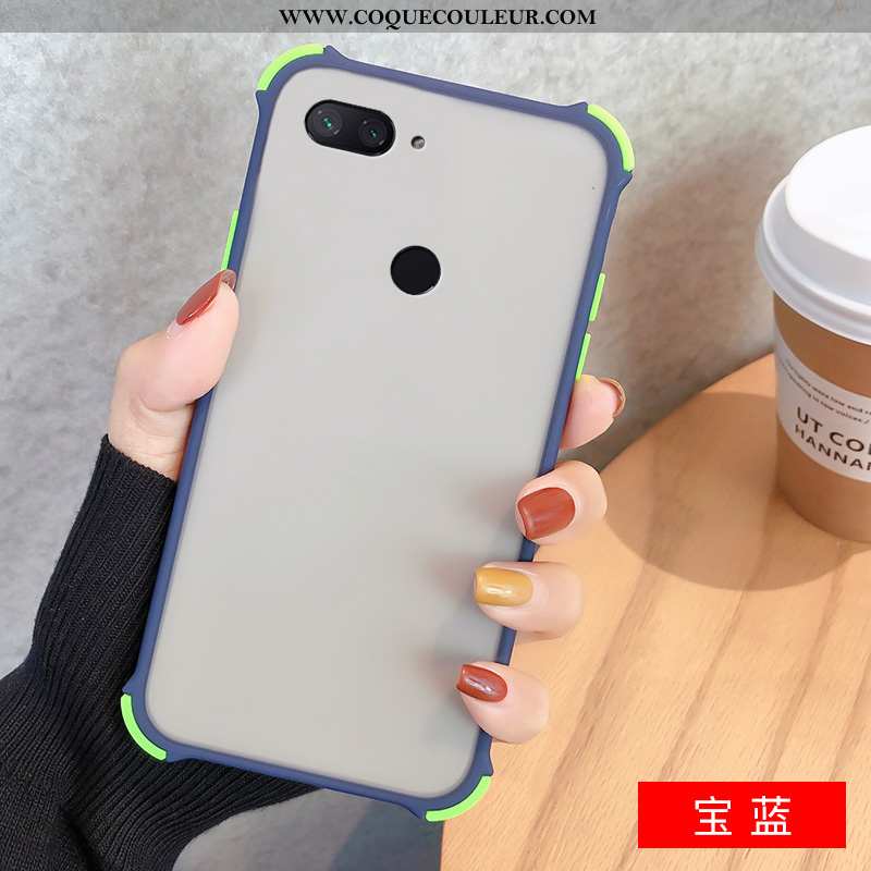 Étui Xiaomi Mi 8 Lite Personnalité Délavé En Daim Coque, Coque Xiaomi Mi 8 Lite Créatif Difficile Ve