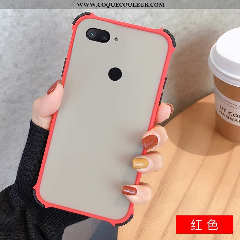 Étui Xiaomi Mi 8 Lite Personnalité Délavé En Daim Coque, Coque Xiaomi Mi 8 Lite Créatif Difficile Ve