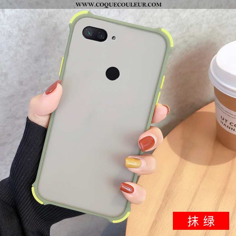 Étui Xiaomi Mi 8 Lite Personnalité Délavé En Daim Coque, Coque Xiaomi Mi 8 Lite Créatif Difficile Ve