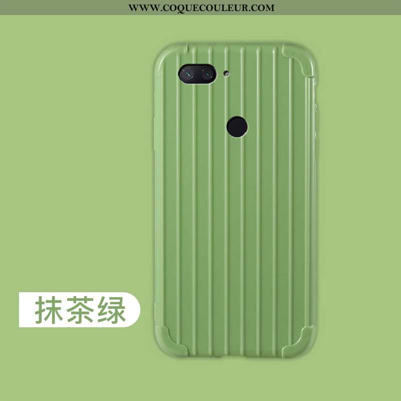 Coque Xiaomi Mi 8 Lite Tendance Simple Protection, Housse Xiaomi Mi 8 Lite Légère Incassable Jaune