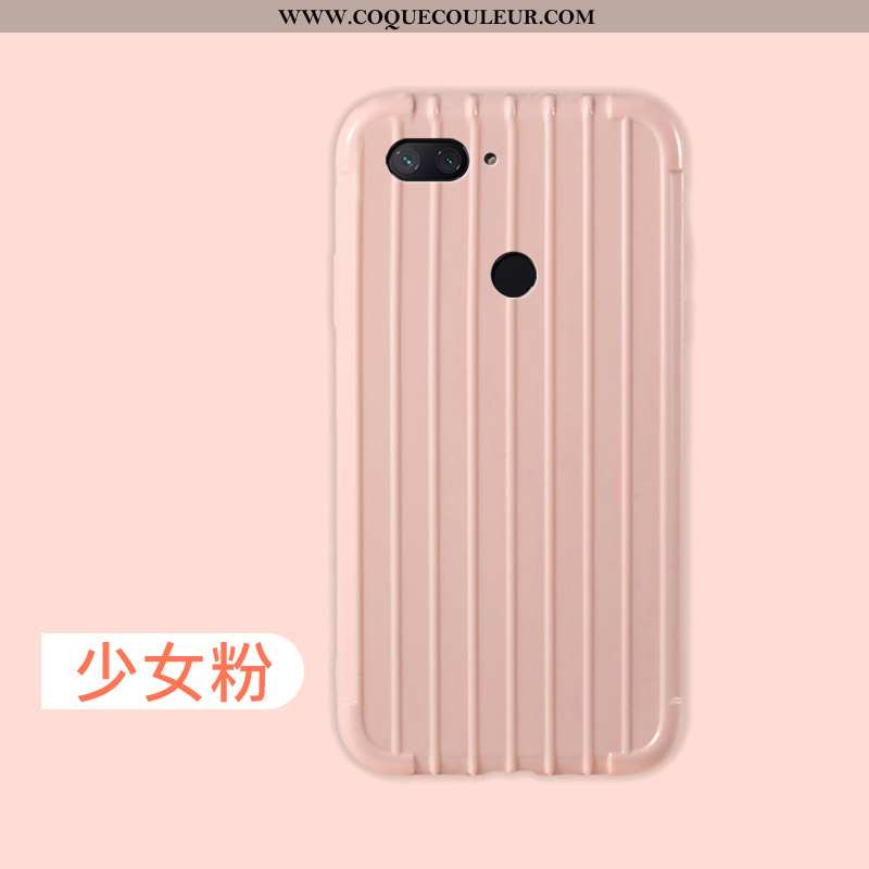 Coque Xiaomi Mi 8 Lite Tendance Simple Protection, Housse Xiaomi Mi 8 Lite Légère Incassable Jaune