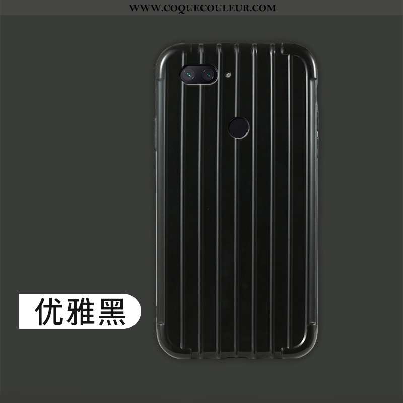 Coque Xiaomi Mi 8 Lite Tendance Simple Protection, Housse Xiaomi Mi 8 Lite Légère Incassable Jaune