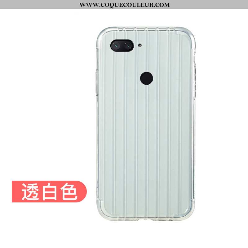 Coque Xiaomi Mi 8 Lite Tendance Simple Protection, Housse Xiaomi Mi 8 Lite Légère Incassable Jaune