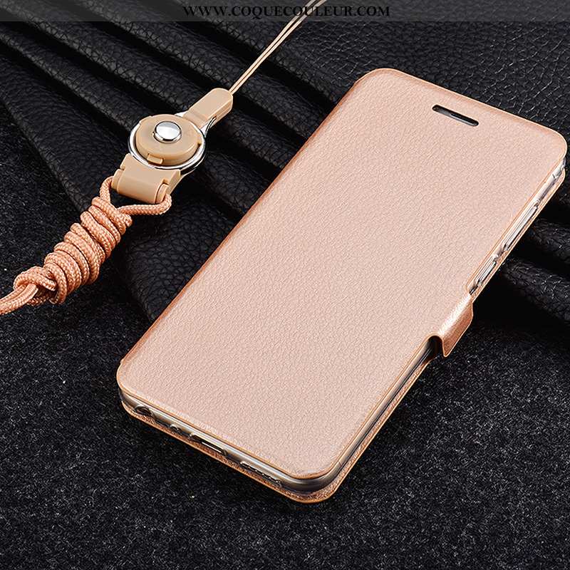 Housse Xiaomi Mi 8 Lite Ornements Suspendus Fluide Doux Incassable, Étui Xiaomi Mi 8 Lite Cuir Or Do