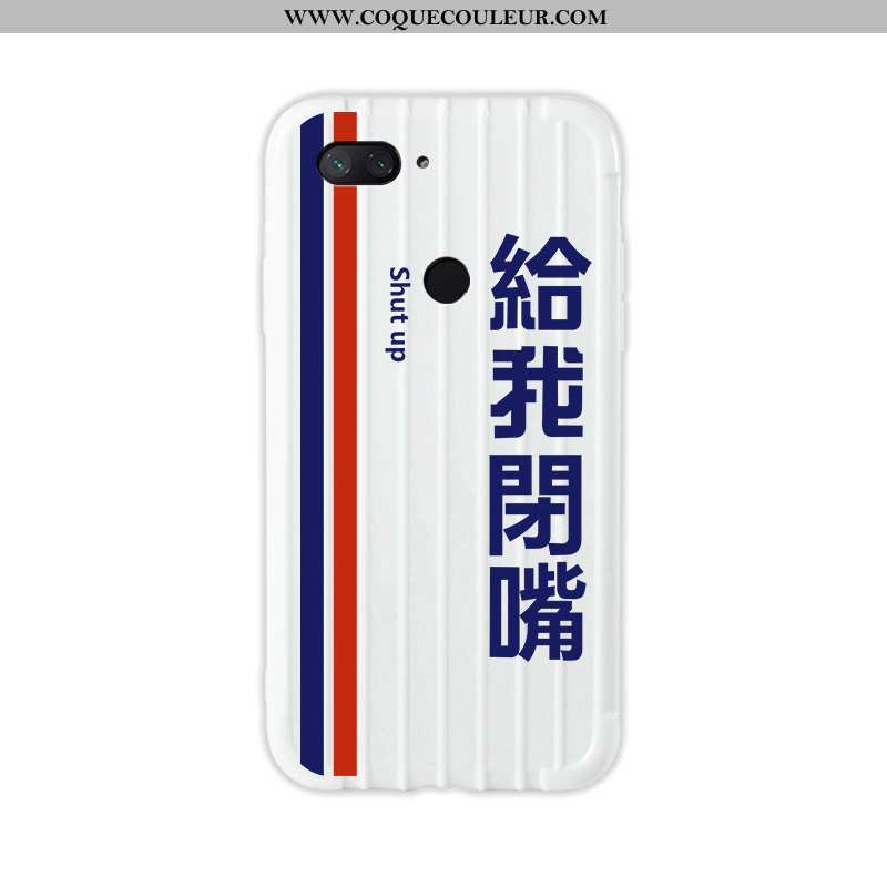 Étui Xiaomi Mi 8 Lite Fluide Doux Simple, Coque Xiaomi Mi 8 Lite Silicone Voyage Verte