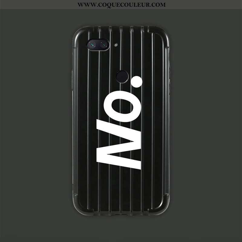 Étui Xiaomi Mi 8 Lite Fluide Doux Simple, Coque Xiaomi Mi 8 Lite Silicone Voyage Verte