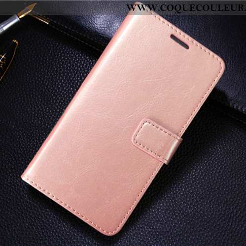 Coque Xiaomi Mi 8 Pro Cuir Rouge Incassable, Housse Xiaomi Mi 8 Pro Protection Téléphone Portable Ma