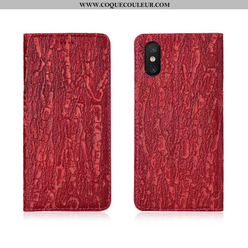 Étui Xiaomi Mi 8 Pro Cuir Coque Jeunesse, Xiaomi Mi 8 Pro Modèle Fleurie Fluide Doux Bleu