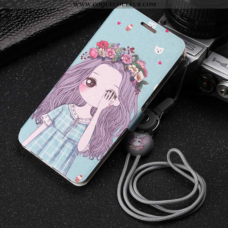 Coque Xiaomi Mi 8 Pro Délavé En Daim Téléphone Portable Incassable, Housse Xiaomi Mi 8 Pro Dessin An