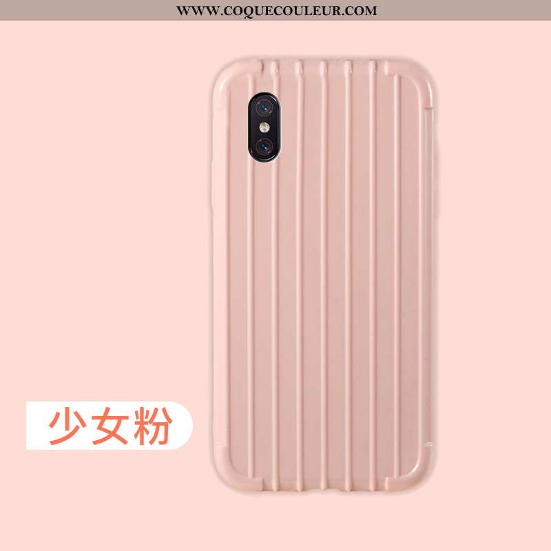 Housse Xiaomi Mi 8 Pro Modèle Fleurie Incassable Bleu, Étui Xiaomi Mi 8 Pro Fluide Doux Refroidissem