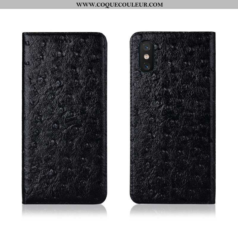 Coque Xiaomi Mi 8 Pro Cuir Marron Silicone, Housse Xiaomi Mi 8 Pro Modèle Fleurie Fluide Doux