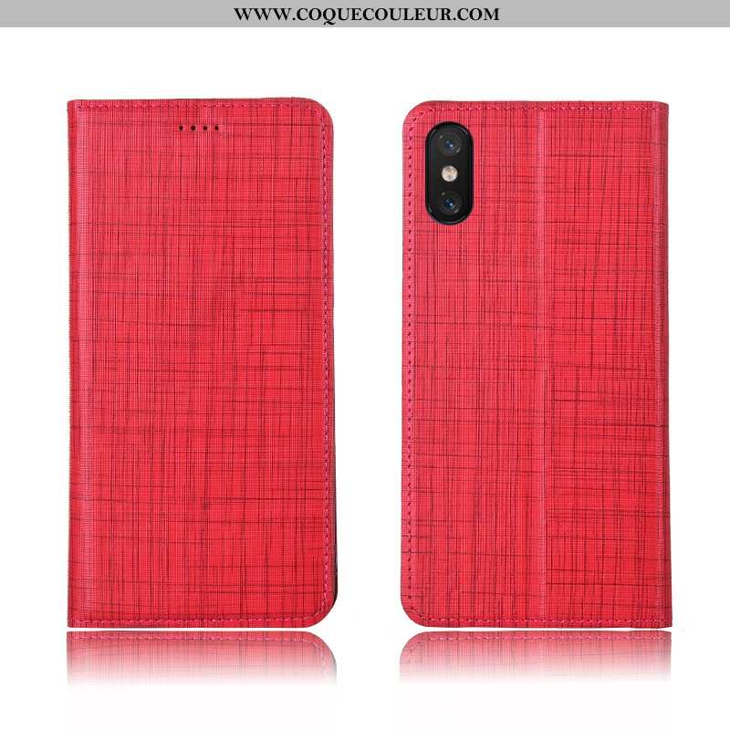 Housse Xiaomi Mi 8 Pro Silicone Modèle Fleurie Tout Compris, Étui Xiaomi Mi 8 Pro Protection Rouge