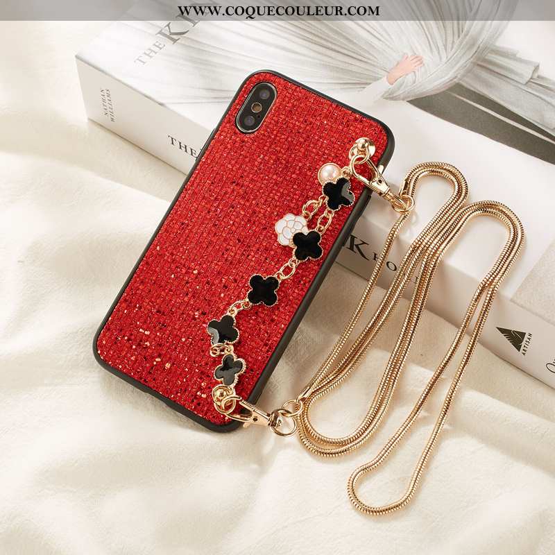 Étui Xiaomi Mi 8 Pro Tendance Rose Rouge, Coque Xiaomi Mi 8 Pro Fluide Doux Protection Rouge