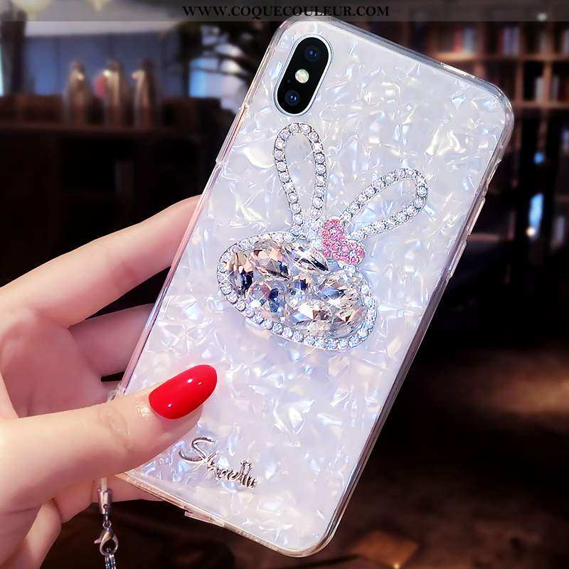 Housse Xiaomi Mi 8 Pro Ornements Suspendus Jeunesse Chat, Étui Xiaomi Mi 8 Pro Strass Coque Rose