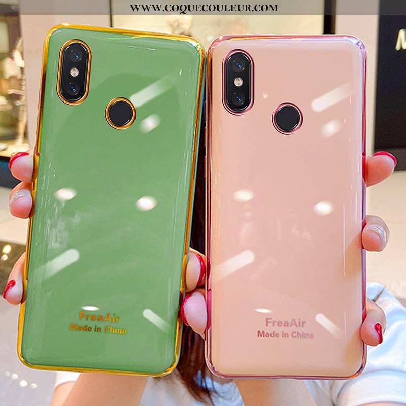 Étui Xiaomi Mi 8 Fluide Doux Jeunesse Étui, Coque Xiaomi Mi 8 Silicone Tendance Verte