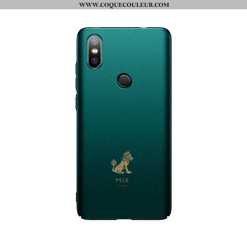 Housse Xiaomi Mi 8 Créatif Coque Magnétisme, Étui Xiaomi Mi 8 Ultra Incassable Verte