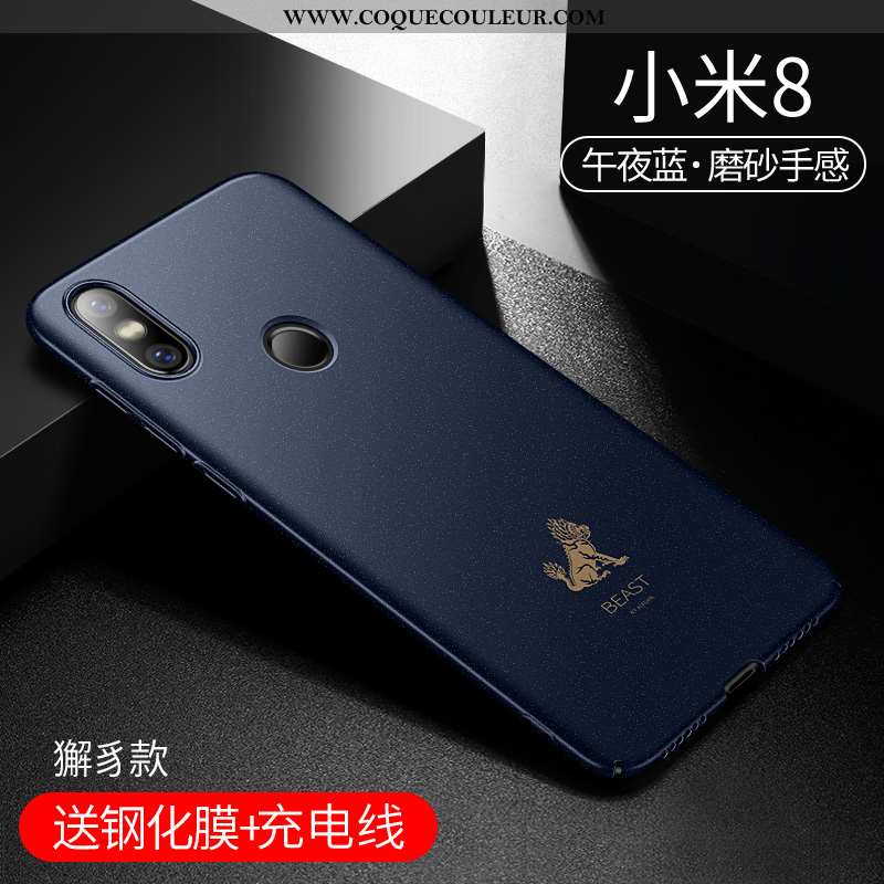 Housse Xiaomi Mi 8 Créatif Coque Magnétisme, Étui Xiaomi Mi 8 Ultra Incassable Verte